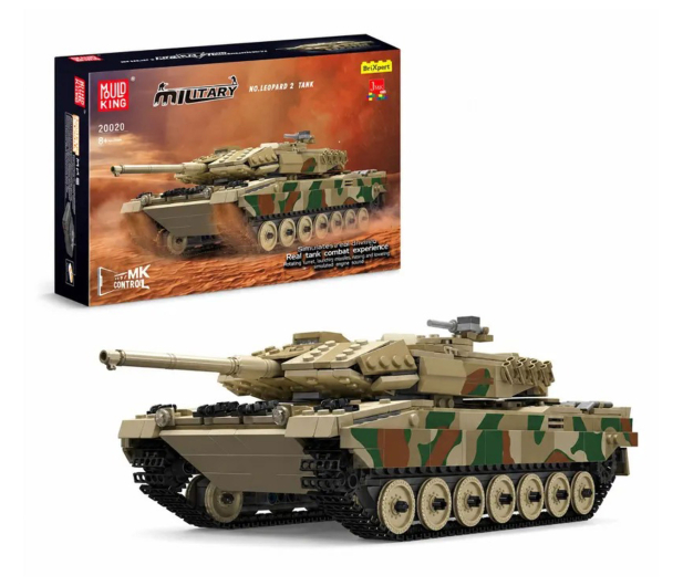 Mould King Klocki konstrukcyjne Zdalnie sterowany czołg Leopard 2 1100 - 1551620 - zdjęcie